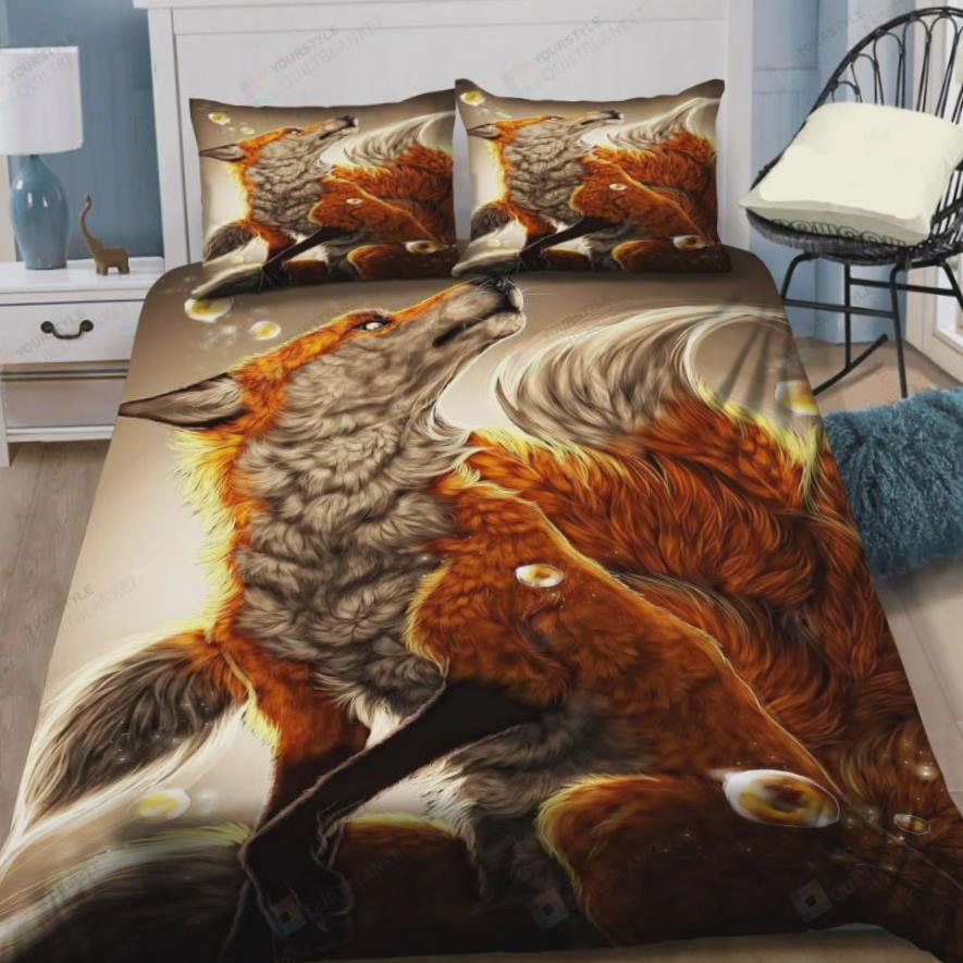 Fantasy Fox 3D Bedding Set