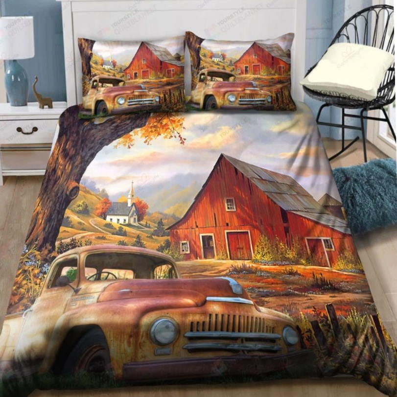 Farm Truck 3D Bedding Set