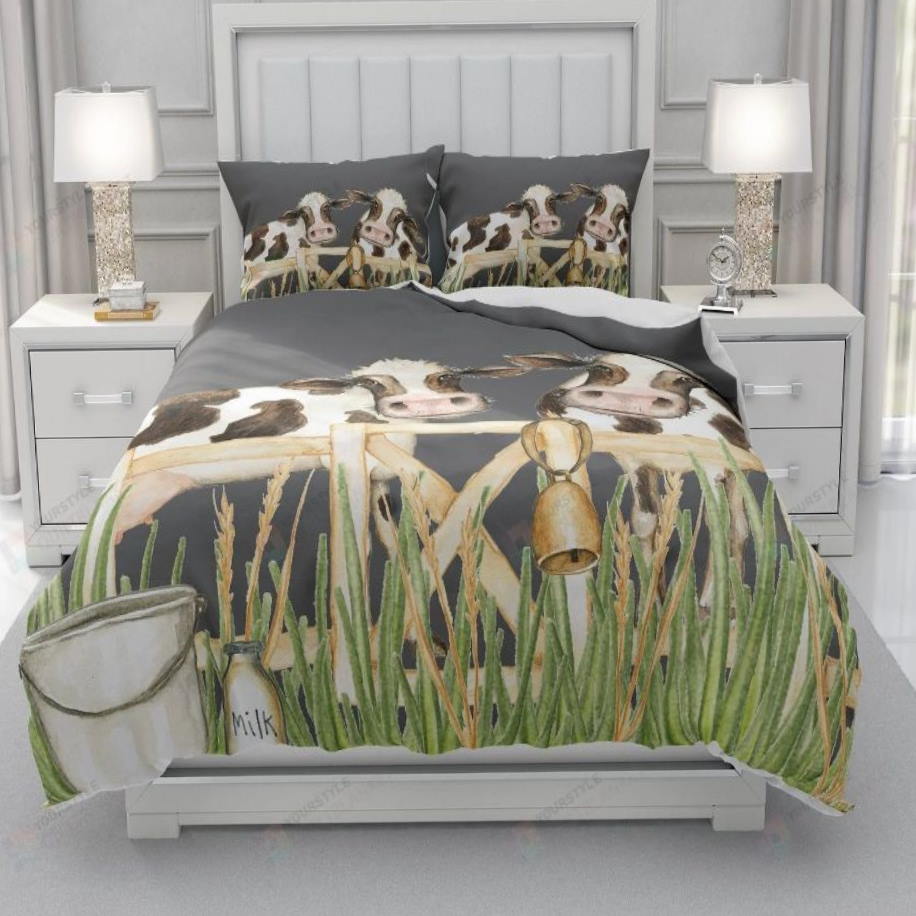 Farmhouse Cow 3D Bedding Set