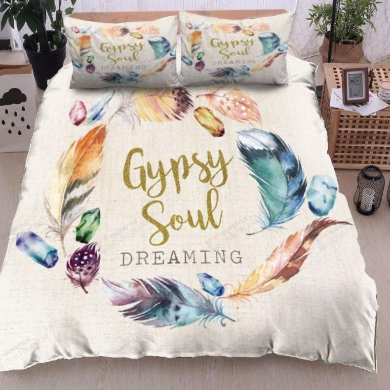 Feathers All Over Printed 3D Bedding Set