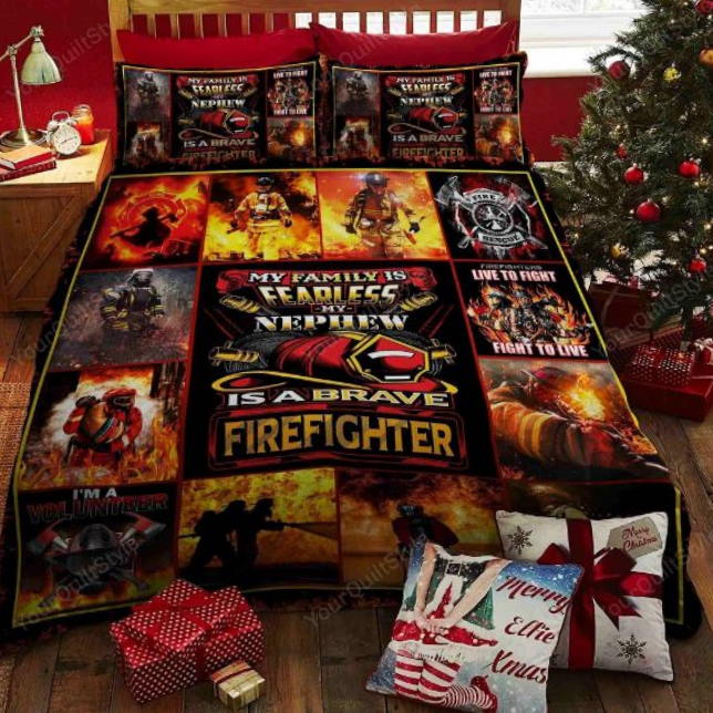 Firefighter All Over Printed 3D Bedding Set