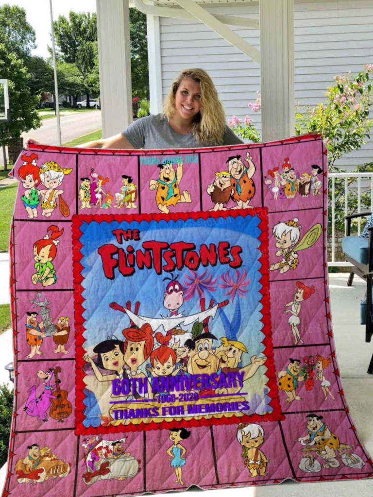 Flintstone All Over Printed 3D Quilt Blanket