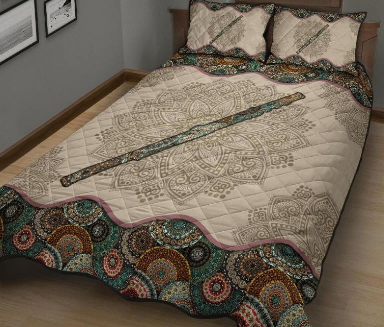 Flute Mandala 3D Spread Bedding Set