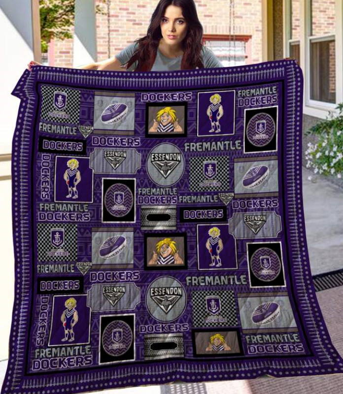 Fremantle Dockers 3D Quilt Blanket