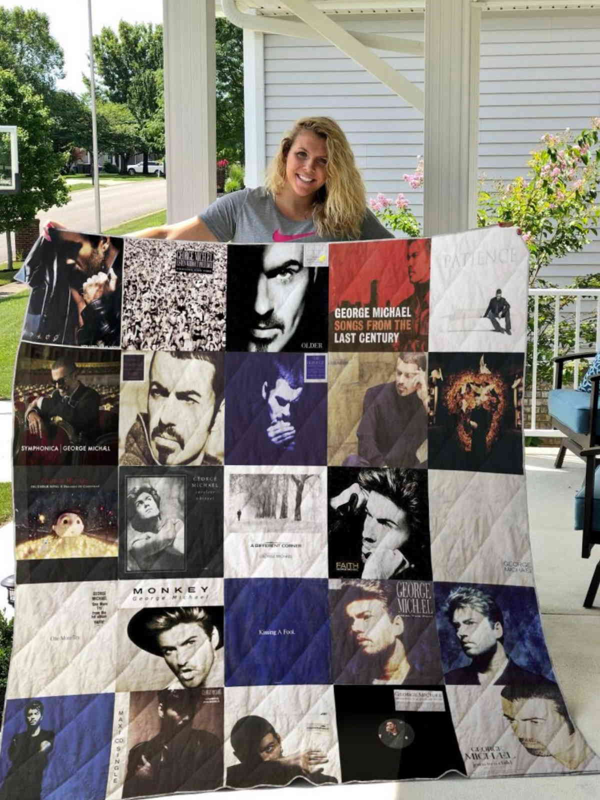 George Michael All Over Printed 3D Quilt Blanket