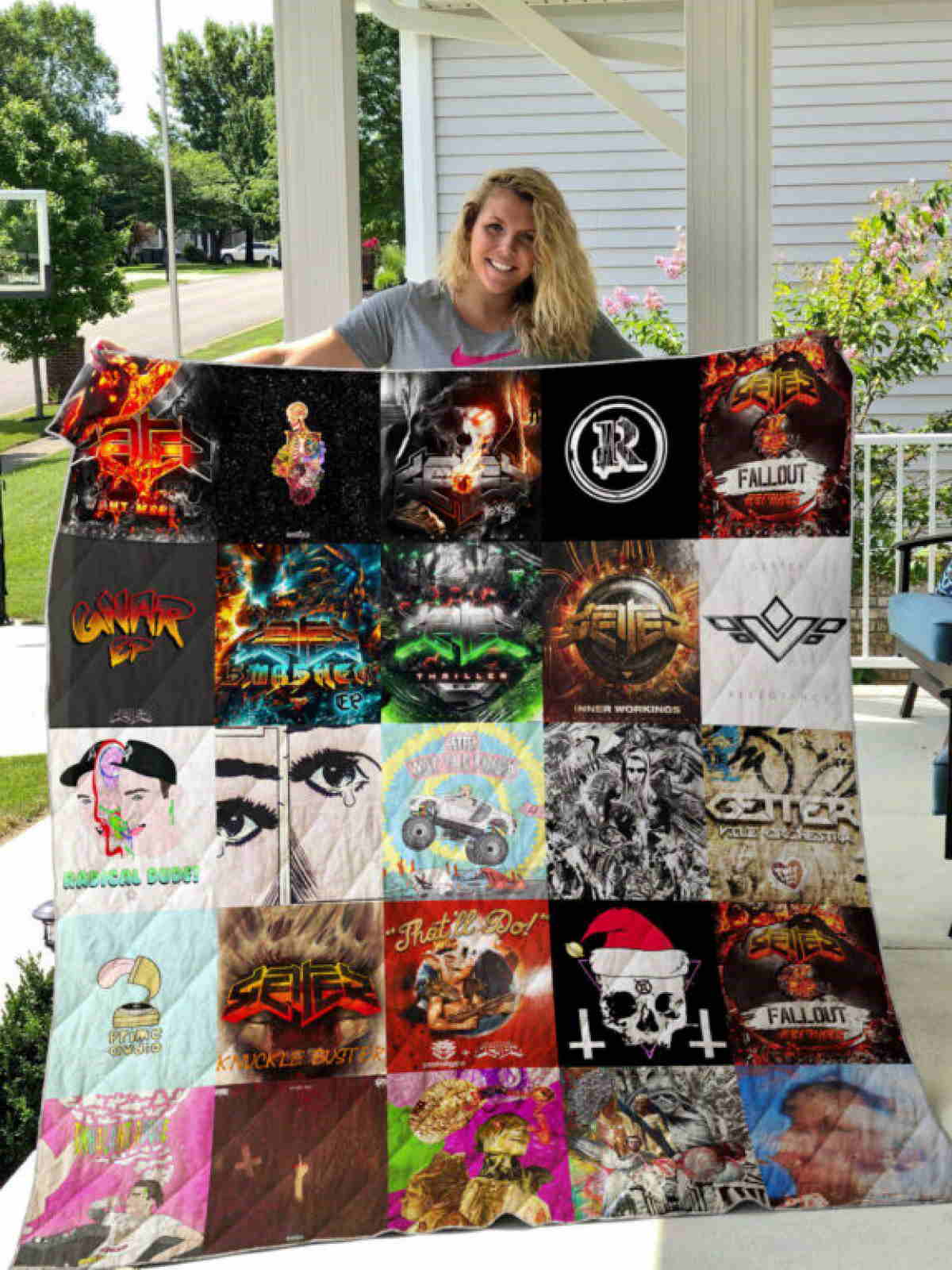 Getter 3D  All Over Printed Quilt Blanket