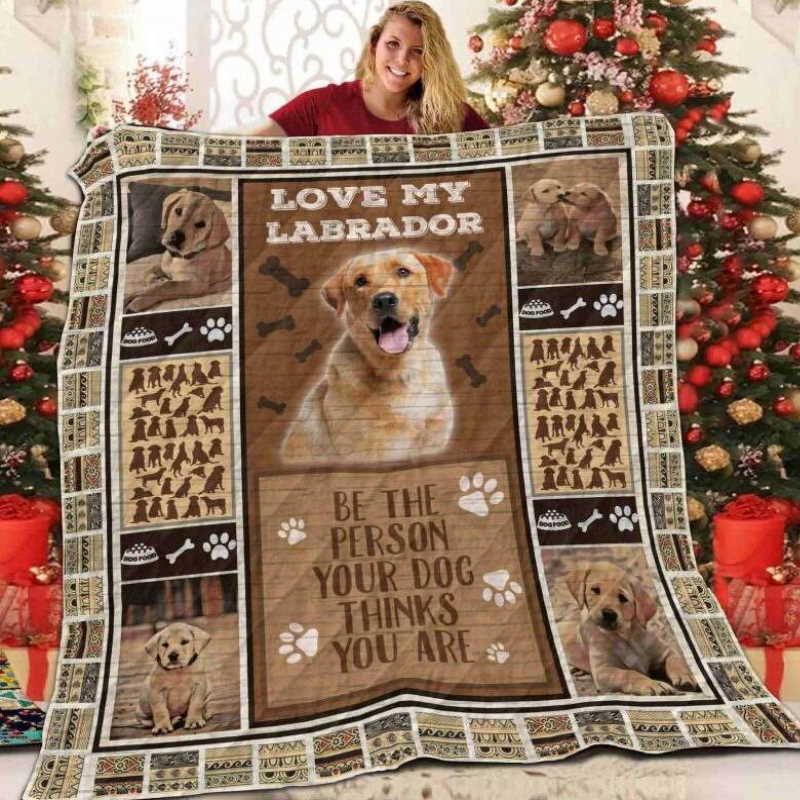 Golden Retriever I Am Not Cool Quilt Blanket