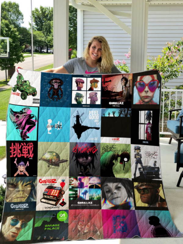 Gorillaz 3D  All Over Printed Quilt Blanket