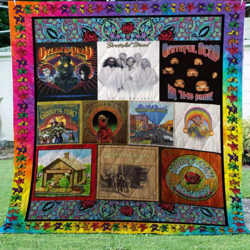 Grateful Dead All Over Printed 3D Quilt Blanket