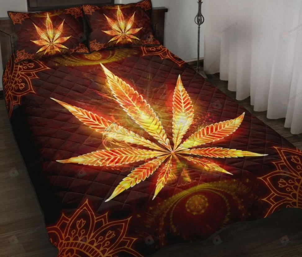 Grow Weed 3D Bedding Set