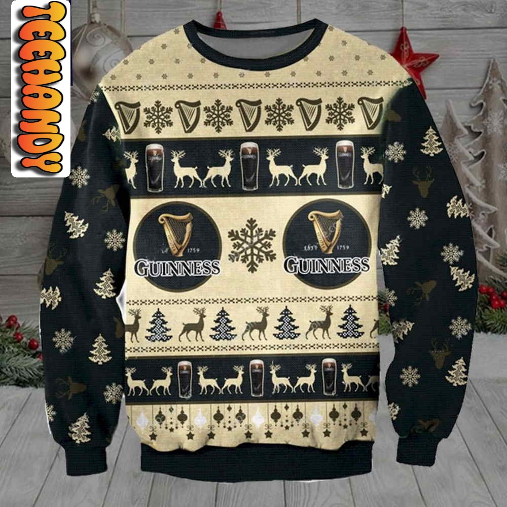 Guiness Est 1759Ugly Christmas Sweater