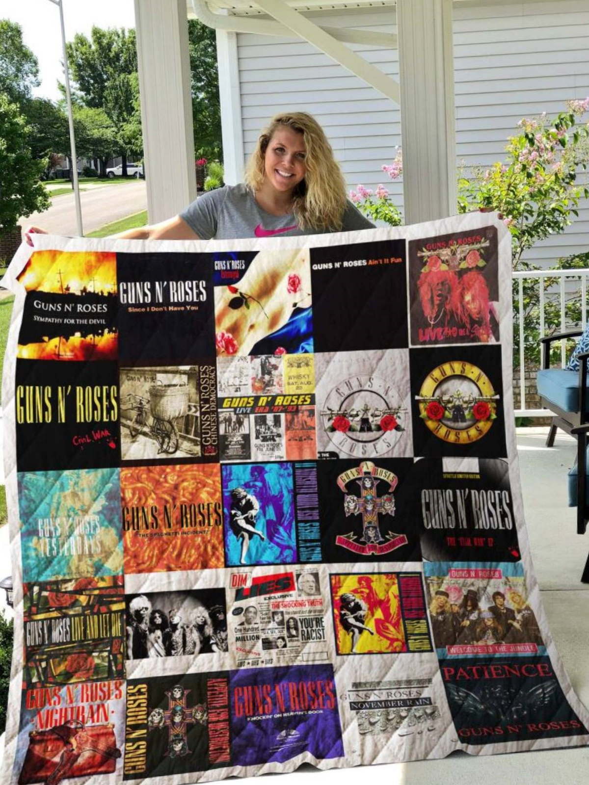 Guns N’ Roses 3D Quilt Blanket