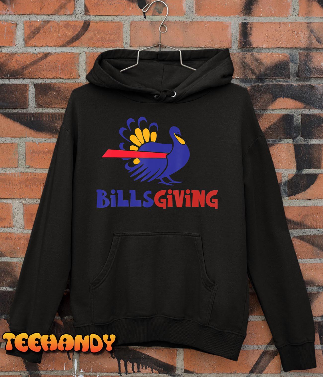 Happy BillsGiving Chicken Football Thanksgiving T-Shirt