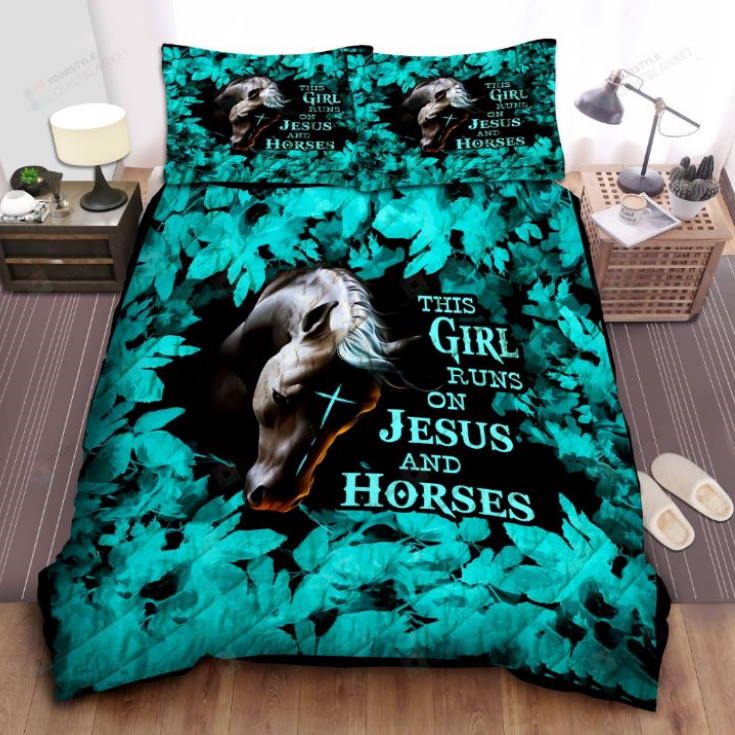 Horse Girl 3D Bedding Set