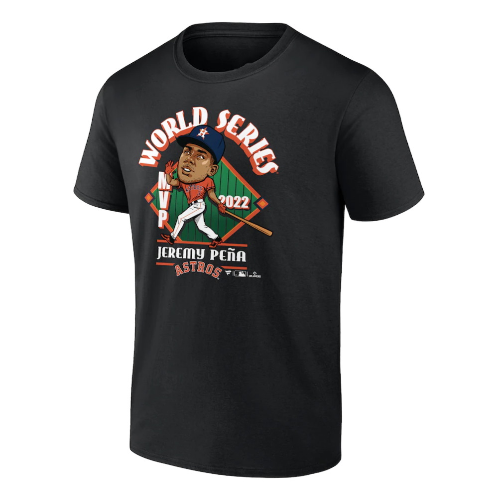 Houston Astros Jeremy Peña 2022 World Series Champions MVP T-Shirt