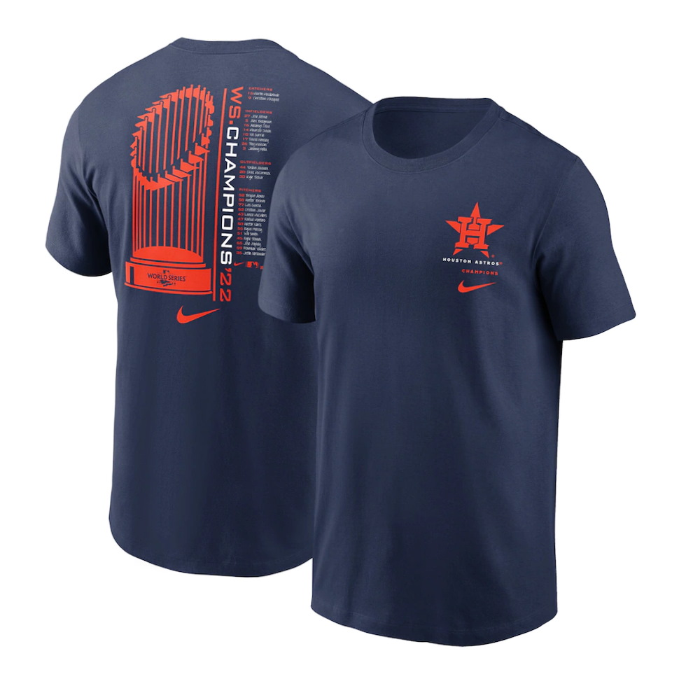 Houston Astros World Series 2022 Champions Roster T-Shirt