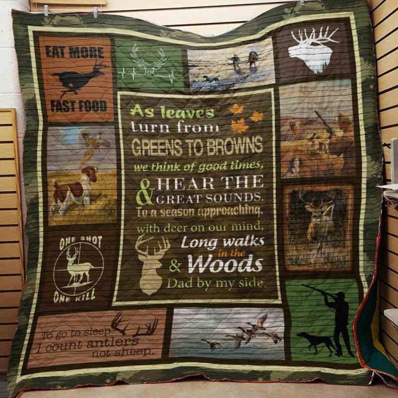 Hunting All Over Printed 3D Quilt Blanket