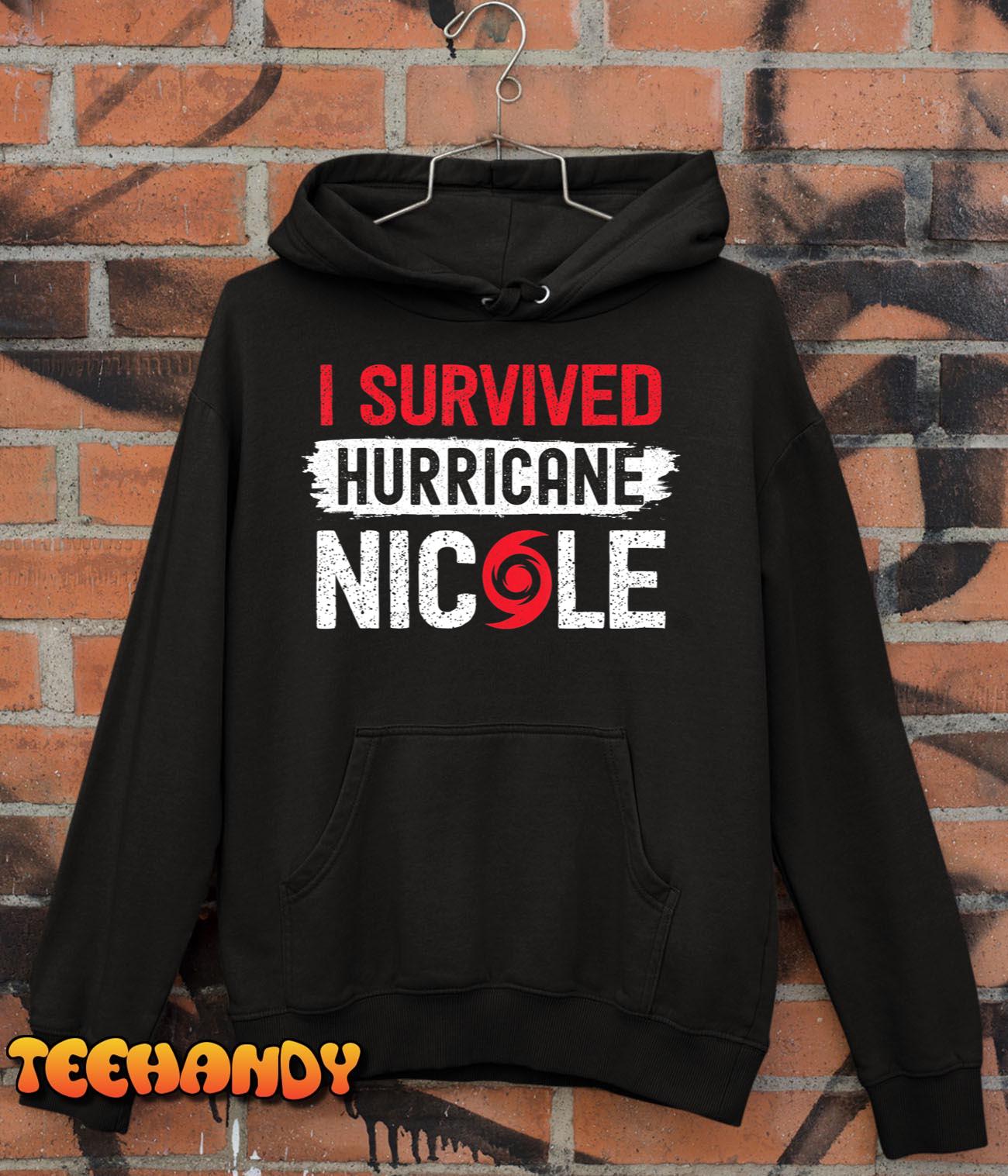 I survived Hurricane Nicole, Hurricane Nicole Survivor 2022 T-Shirt