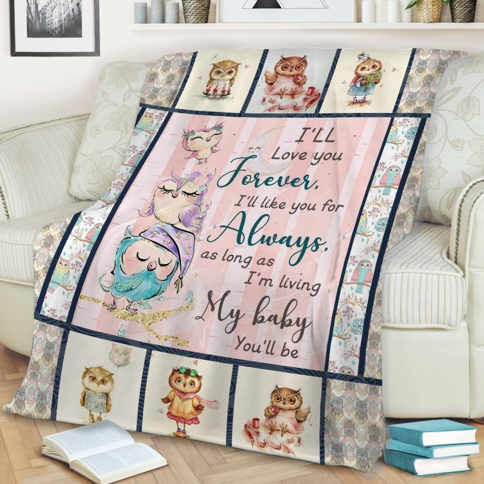 I’Ll Love You Forever 3D Quilt Blanket