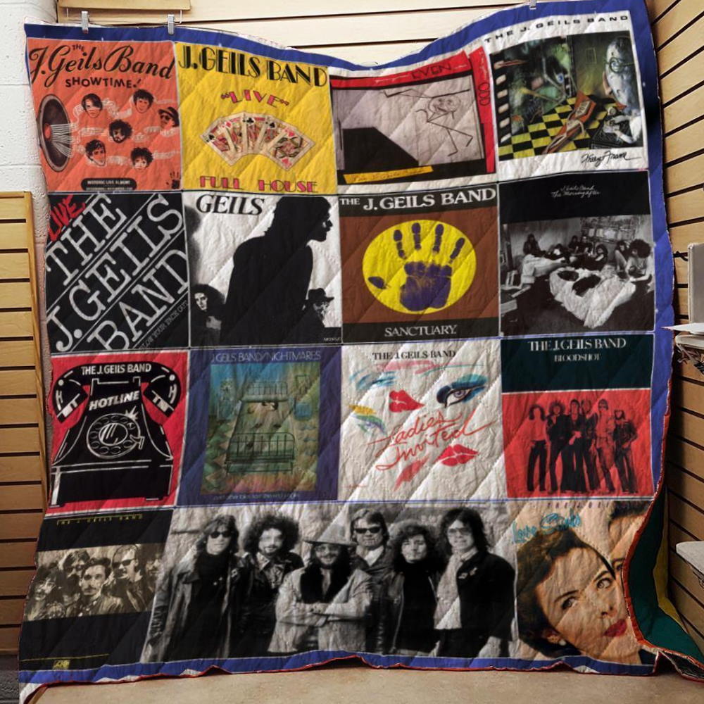 J Geils Band 3D Quilt Blanket