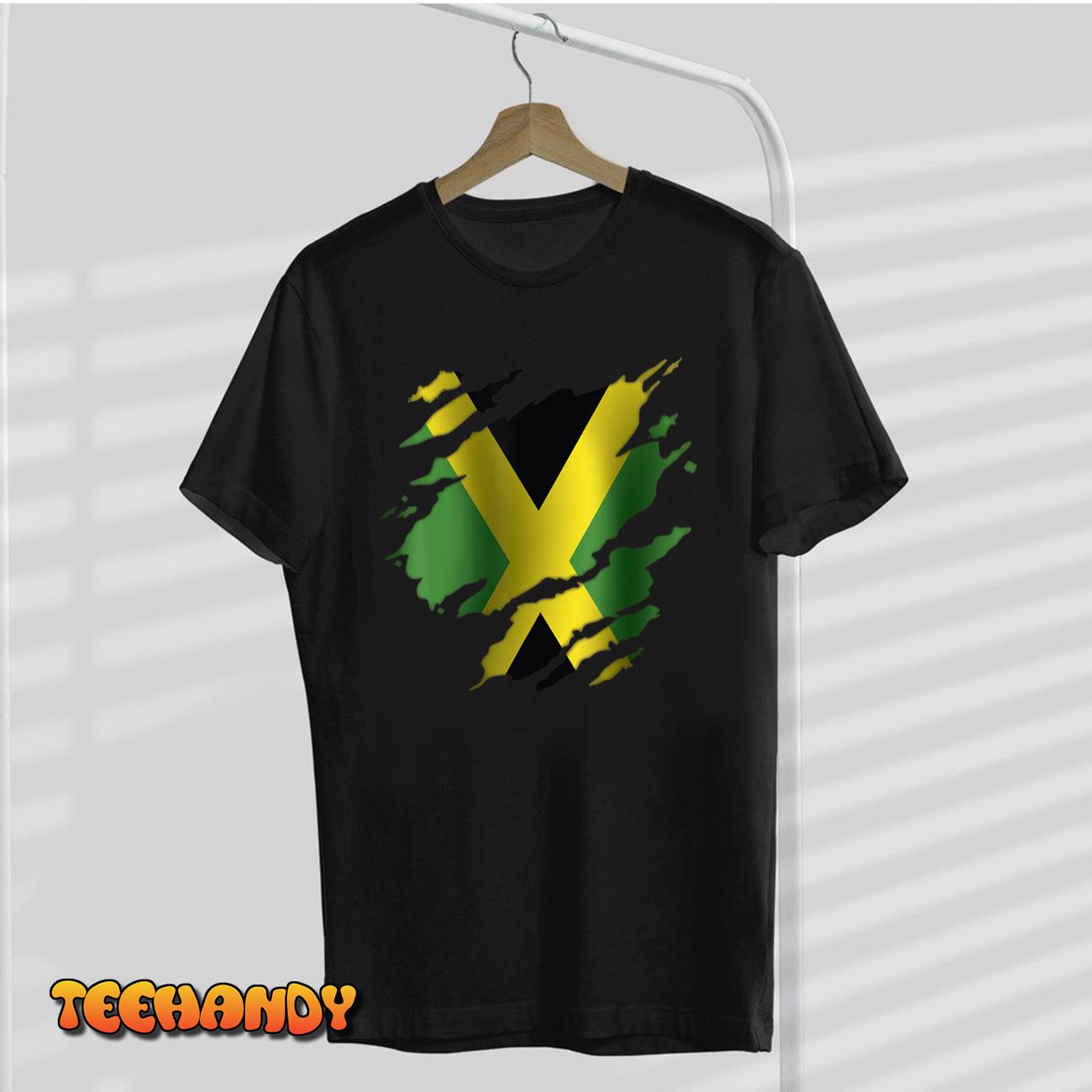 Jamaica Jamaican Flag Heritage T-Shirt
