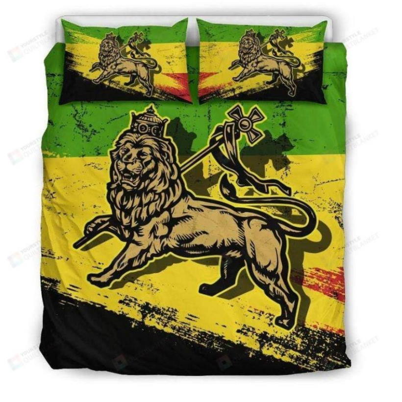 Jamaica Lion Of Judah Flag Special 3D Bedding Set