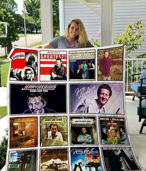 Jerry Lee Lewis 3D Quilt Blanket