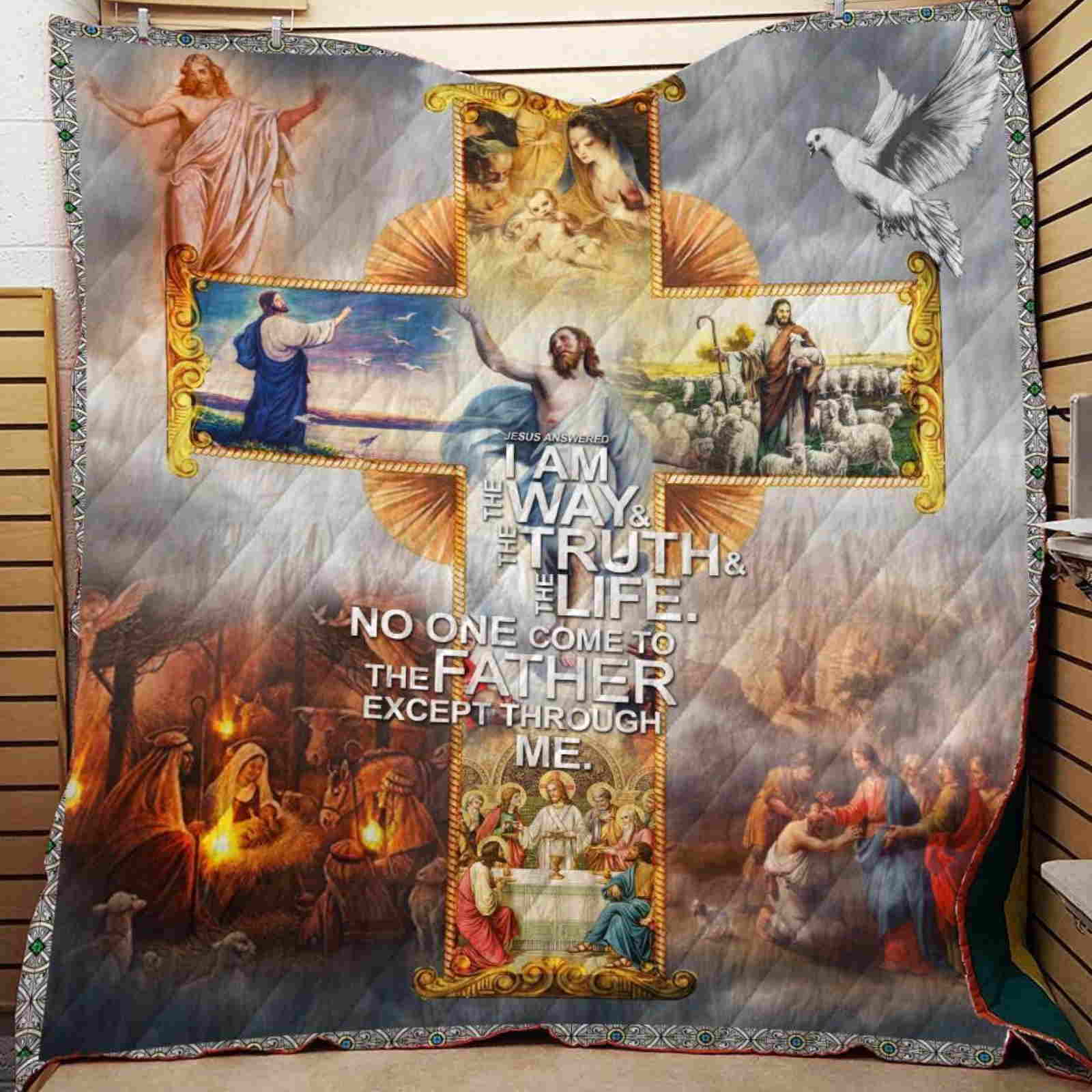 Jesusthe Truththe Waythe Life Quilt Blanket