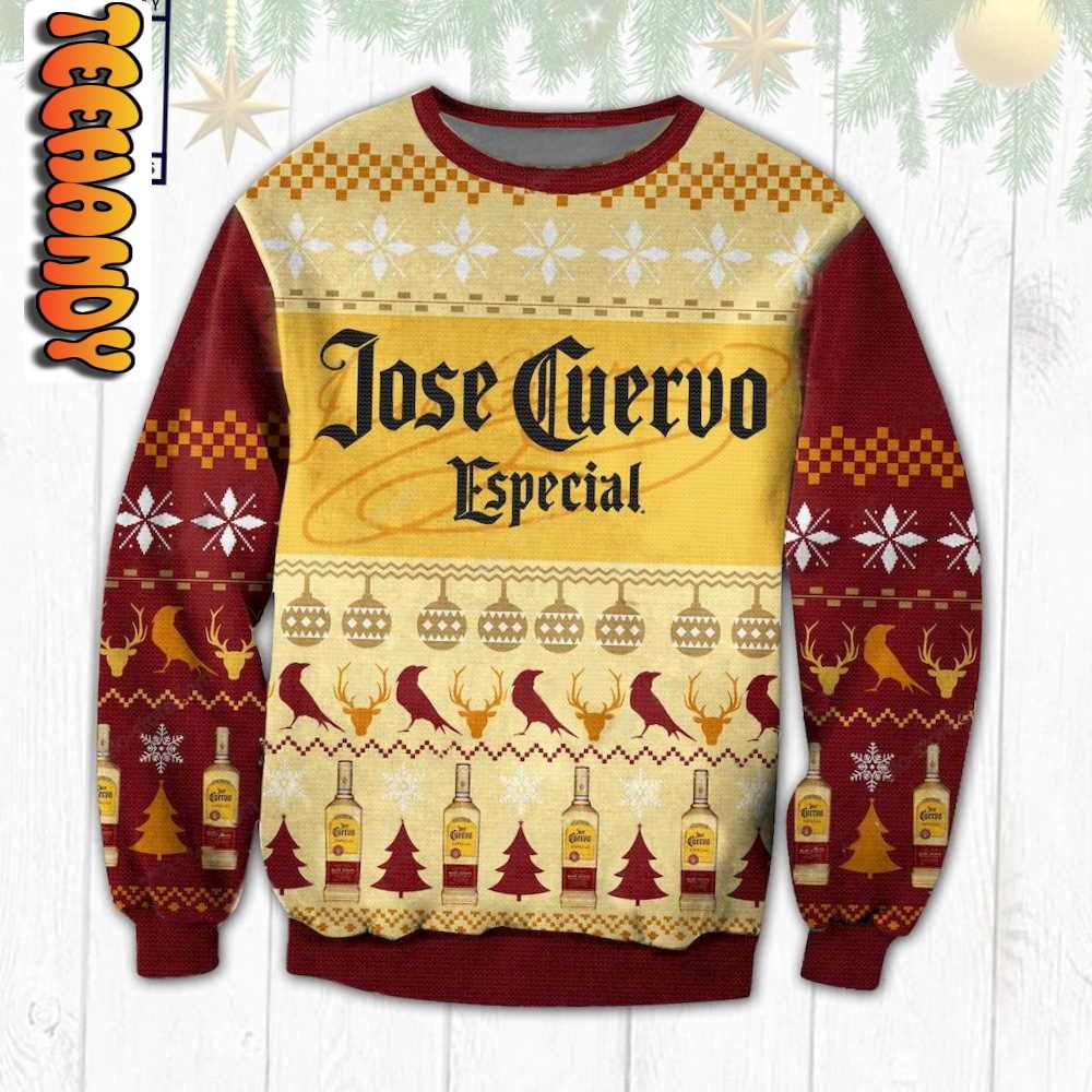 Jose Cuervo Especial Ugly Christmas Sweater