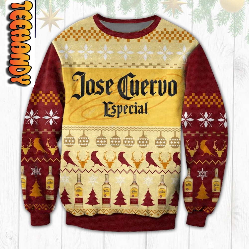 Jose Cuervo Especial Ugly Christmas Sweater