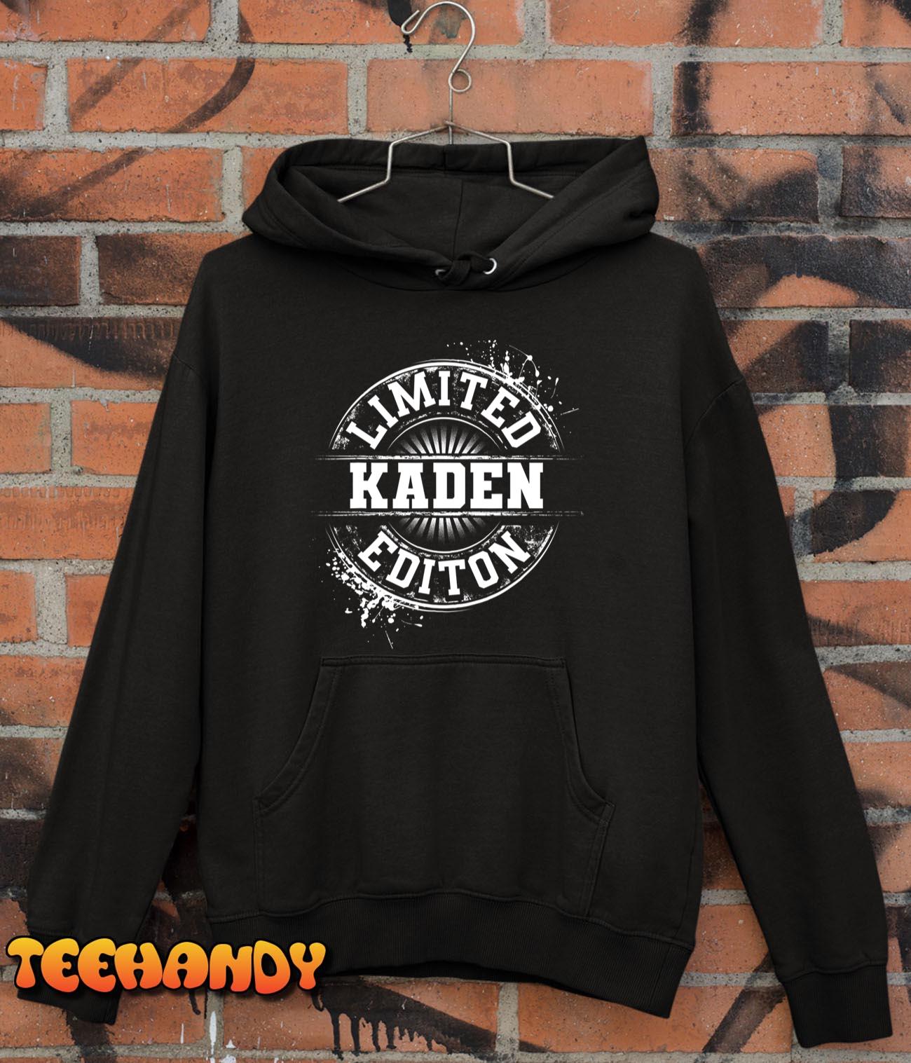 KADEN Limited Edition Funny Personalized Name Joke Gift T-Shirt