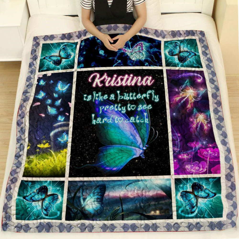 Kristina 3D All Over Printed Quilt Blanket Gift