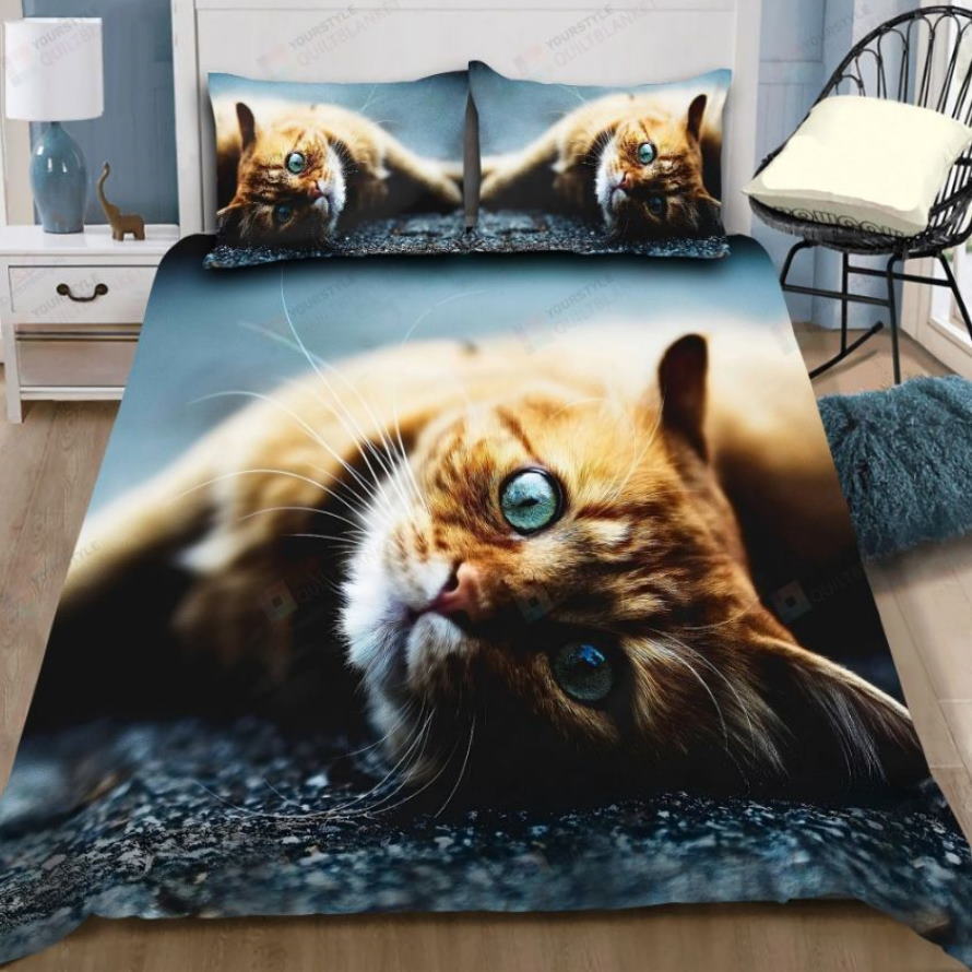 Laying Cat All Over Printed Bedding Set