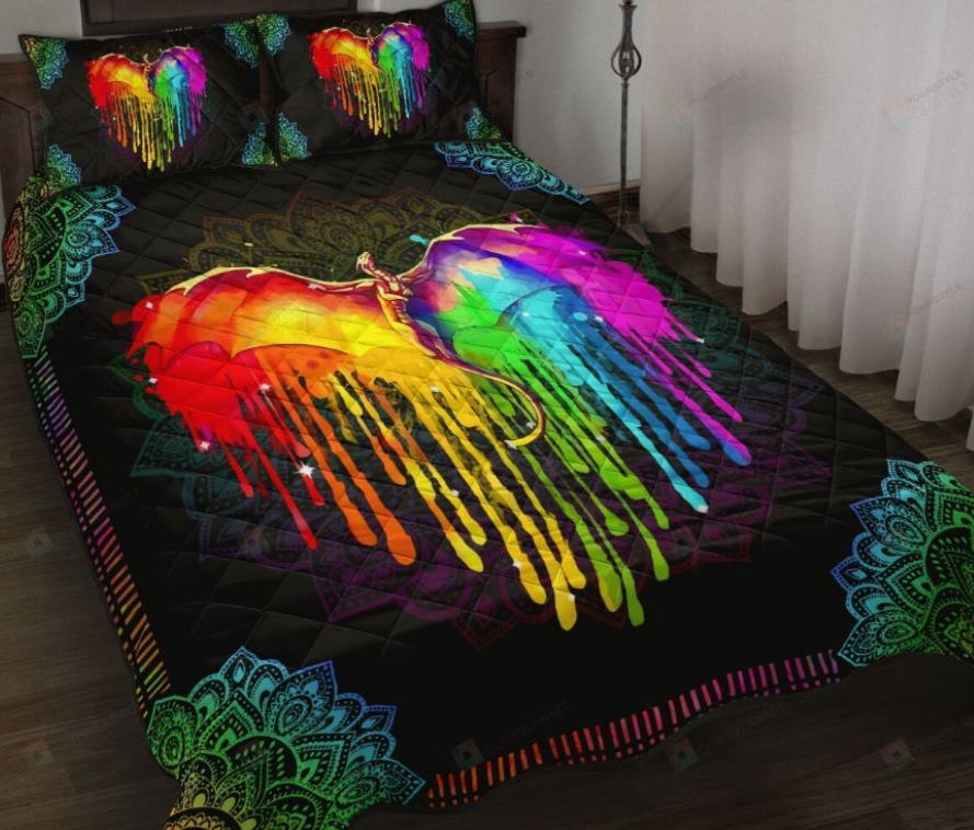 Lgbt Dragon Mandala 3D Bedding Set