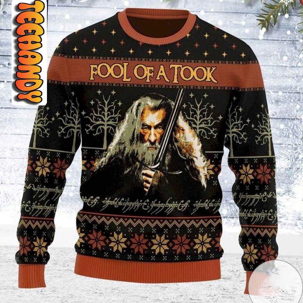 Lotr Fool Of A Took Ugly Christmas Sweater