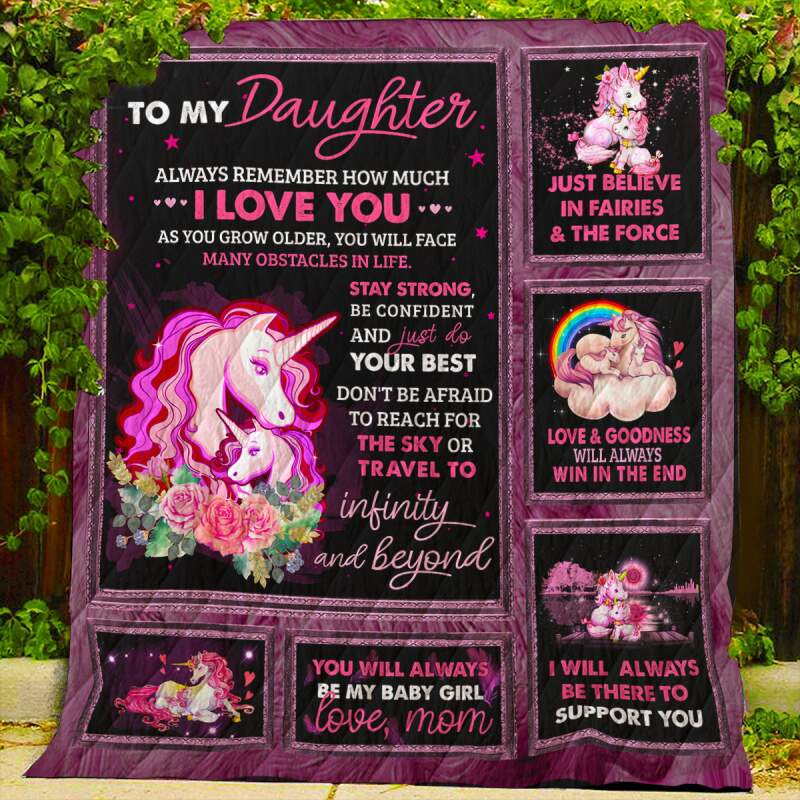 Love And Goodness Will Always Win Unicorn Btt Unicorn Quilt Blanket