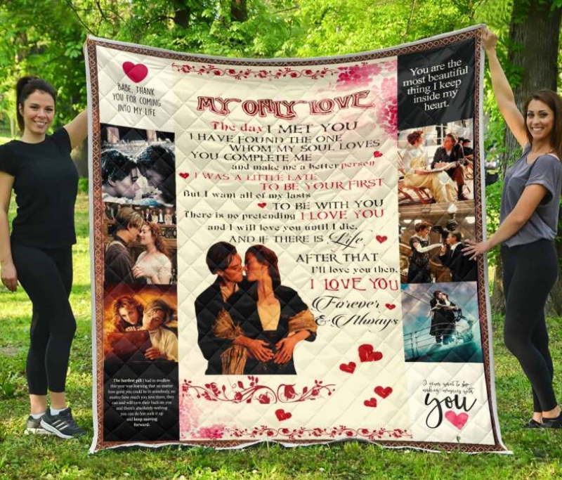 Love Titanic 3D Quilt Blanket