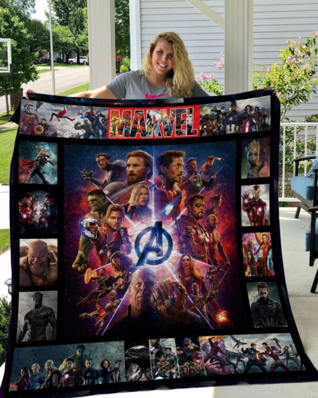 Marvel Avengers 3D Quilt Blanket