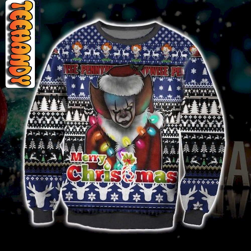 Merry Christmas Pennywise Ugly Sweater