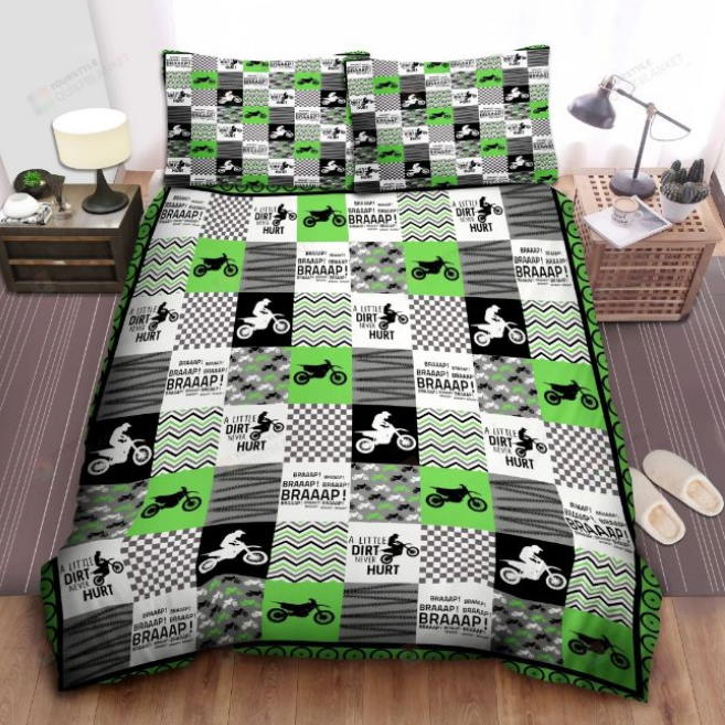 Motocross  All Over Printed Bedding Set