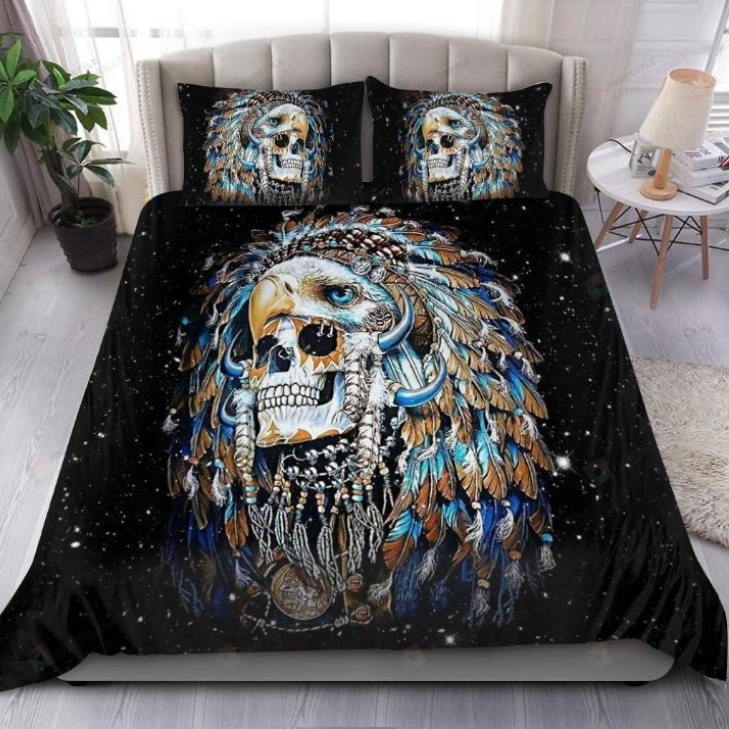 Native Skull Galaxy 3D Bedding Set