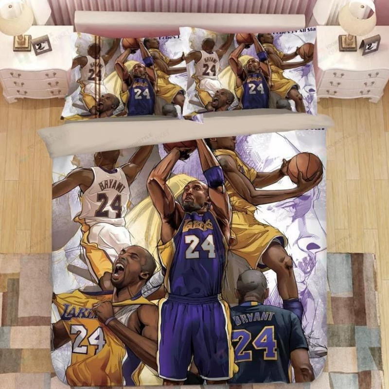 Nba Lakers Kobe Bryant Basketball Player 3D Bedding Set