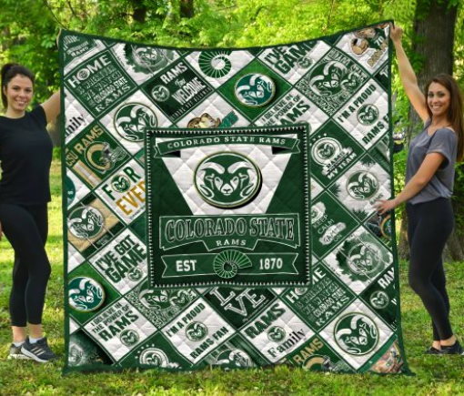 Ncaa Colorado State Rams 3D Quilt Blanket