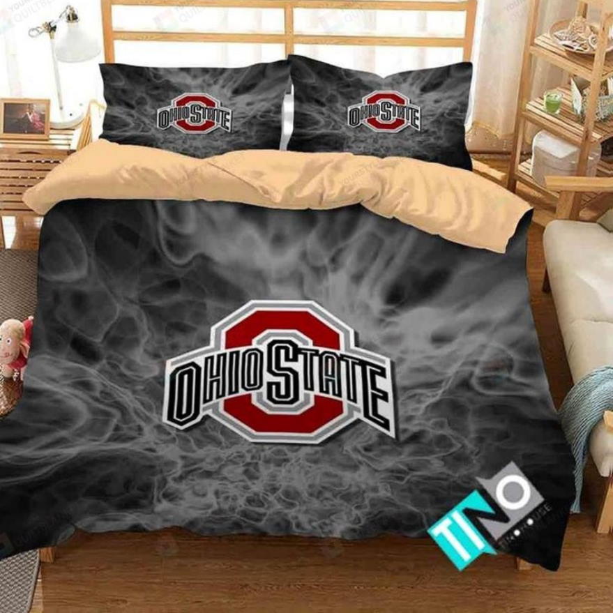 Ncaa Ohio State Buckeyes 3D Bedding Set