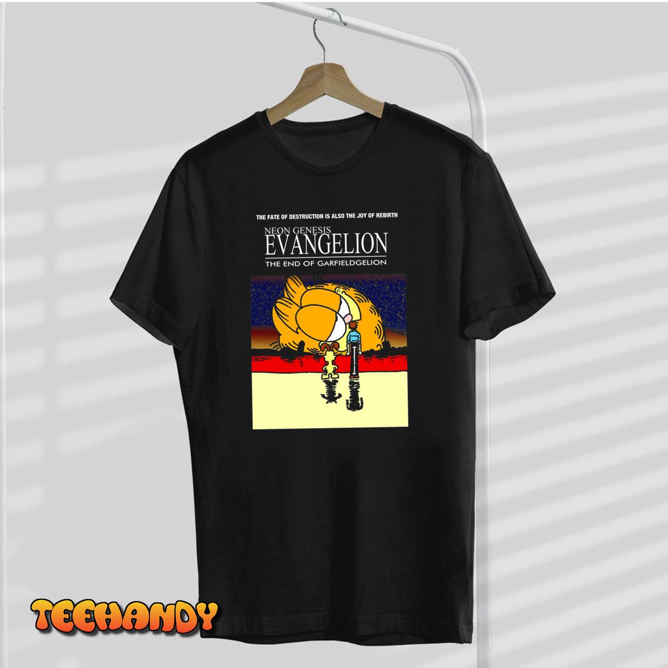 Neon Genesis Evangelion Garfield T-Shirt