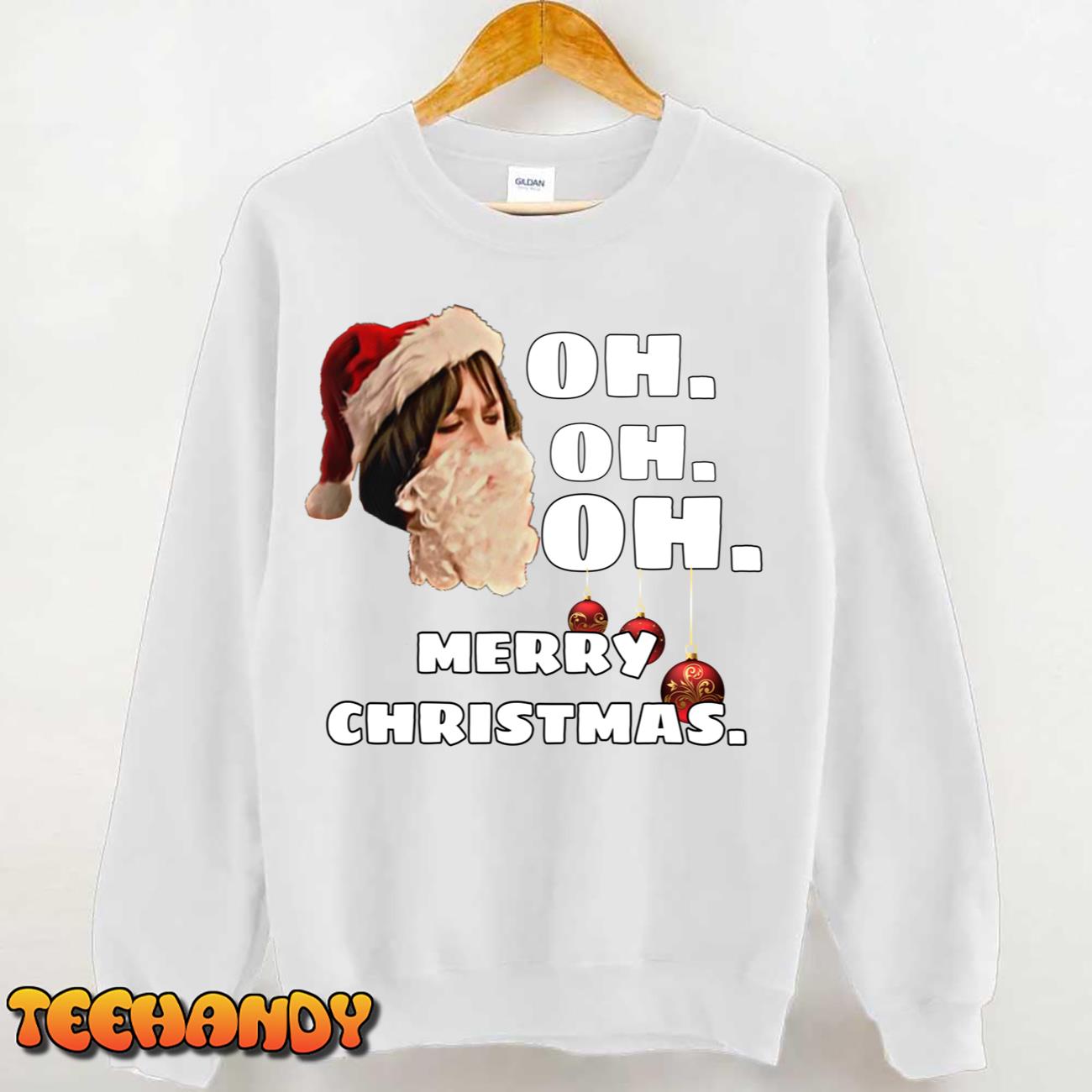 Nessa Gavin & Stacey “Oh Merry Christmas” Santa T-Shirt