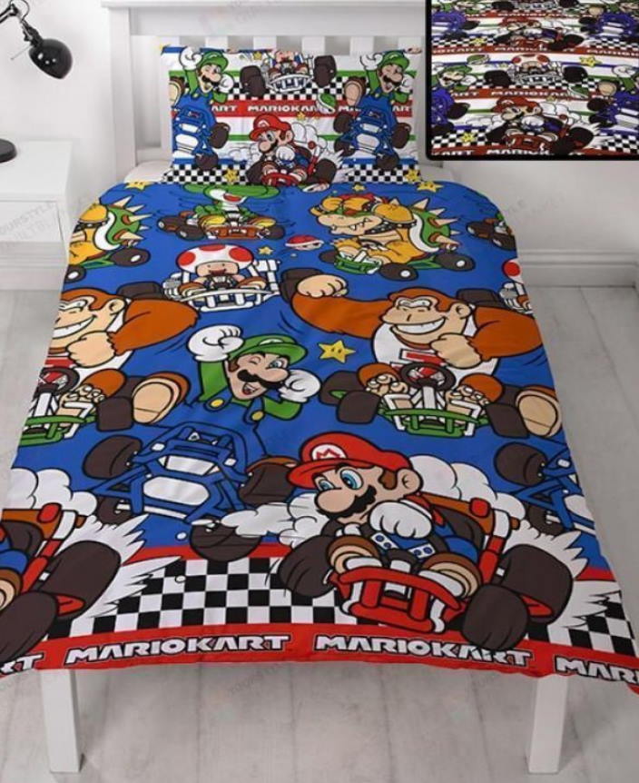 Nintendo Mario Brothers Duvet Bedding Set