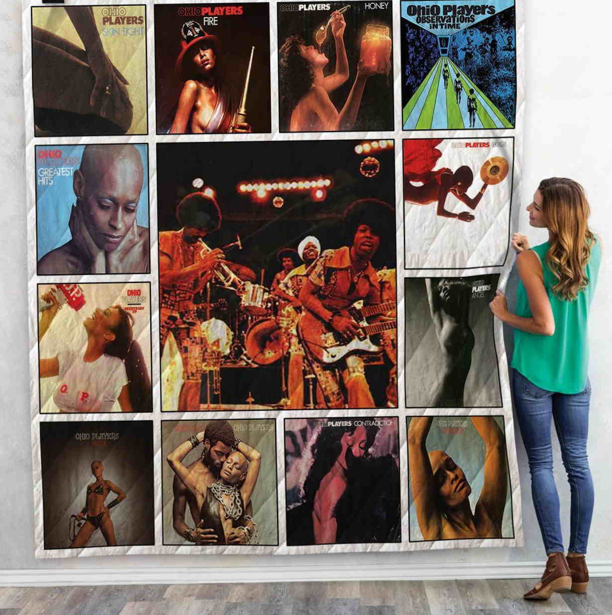 Ohio Players Album 3D Quilt Blanket