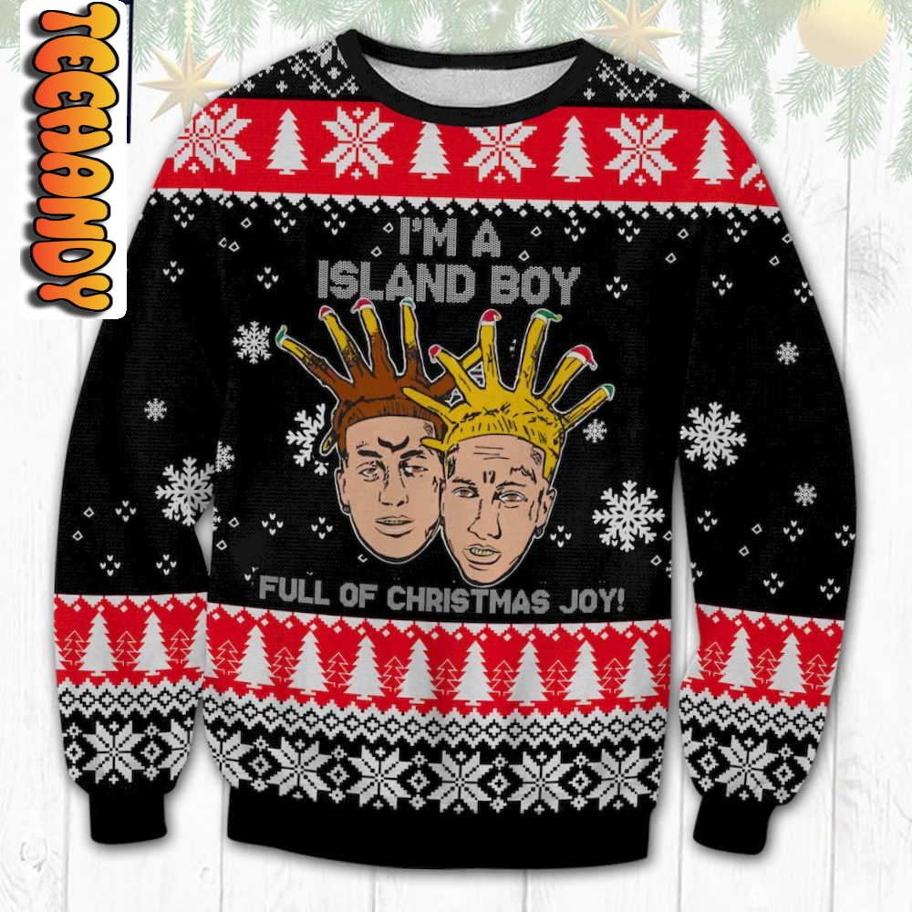 OnCoast I’m An Island Boy Ugly Christmas Sweater