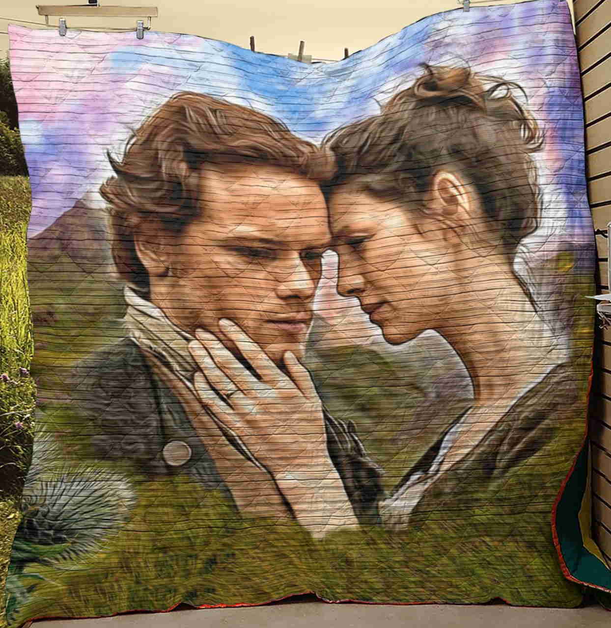 Outlander Laire Sassenach 3D Quilt Blanket